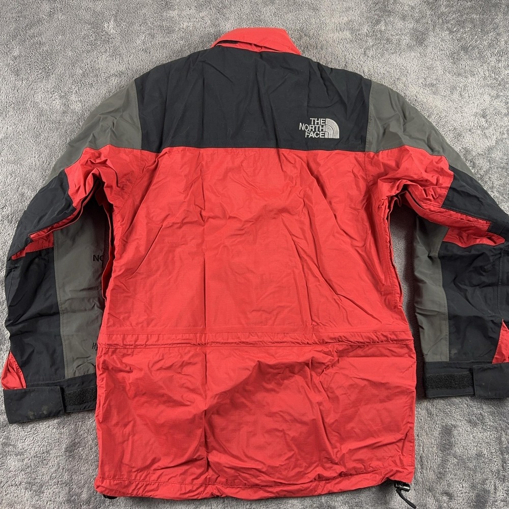 The North Face Hydroseal Jacket Mens Small Red Gray Waterproof Shell Rain 88080 - Picture 6 of 13